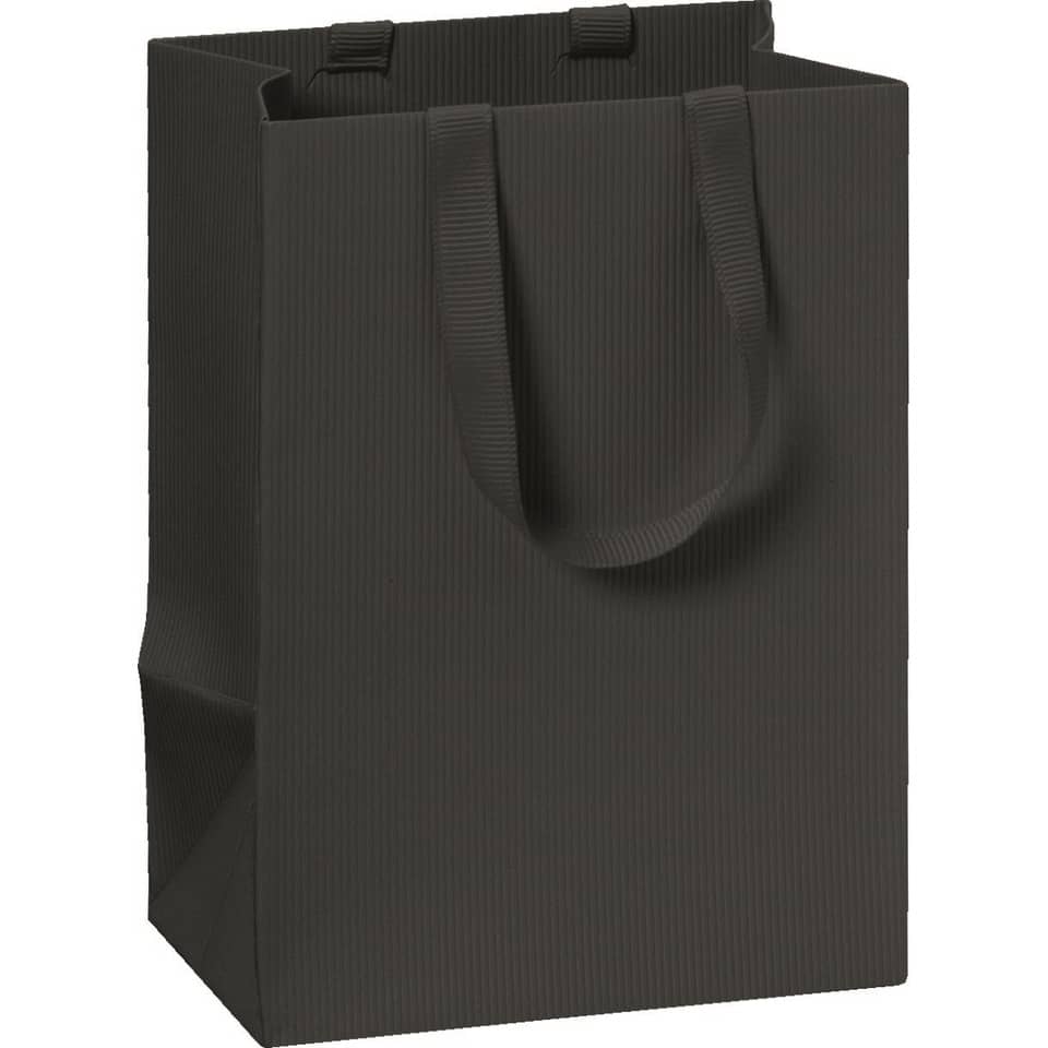 Geschenktragetasche One Colour - 10 x 14 x 8 cm, schwarz
