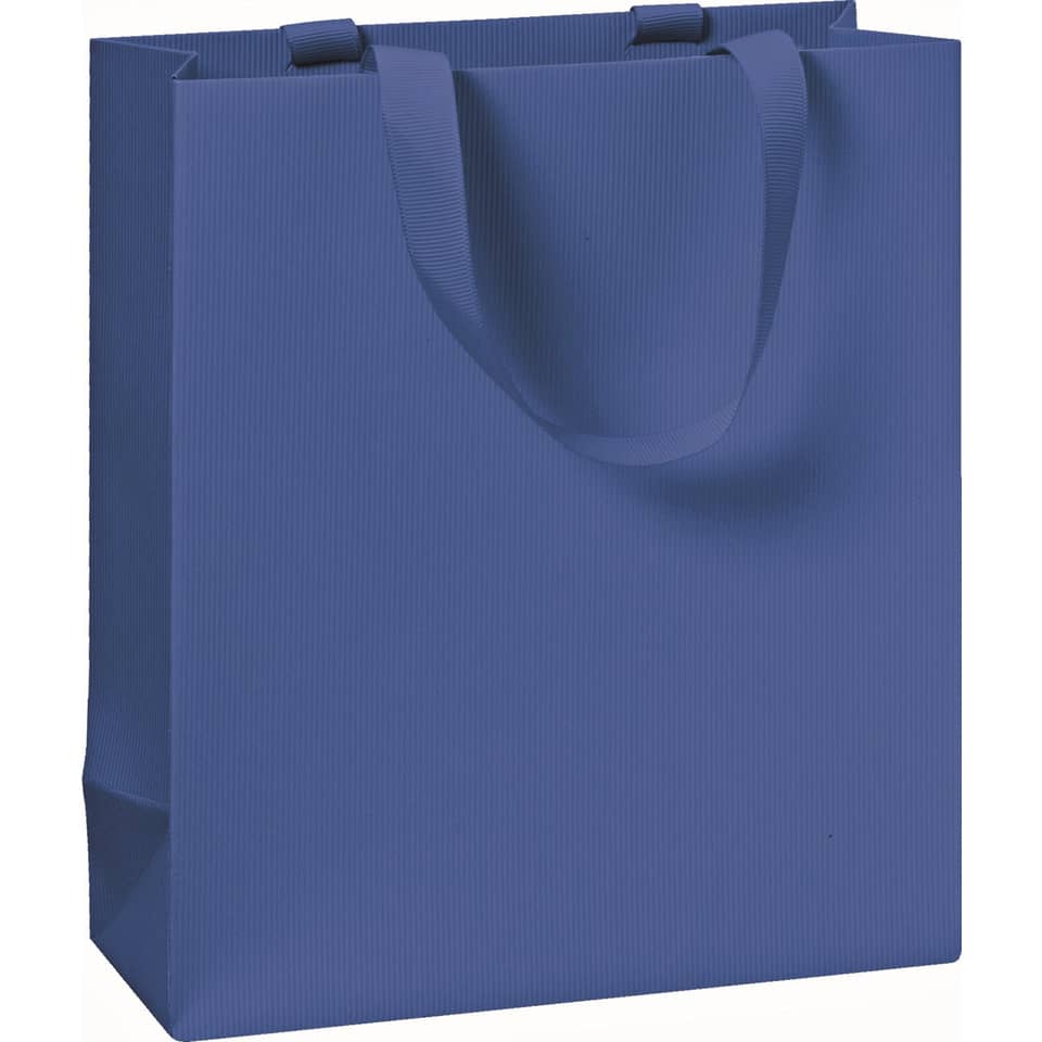 Geschenktragetasche One Colour - 18 x 21 x 8 cm, dunkelblau