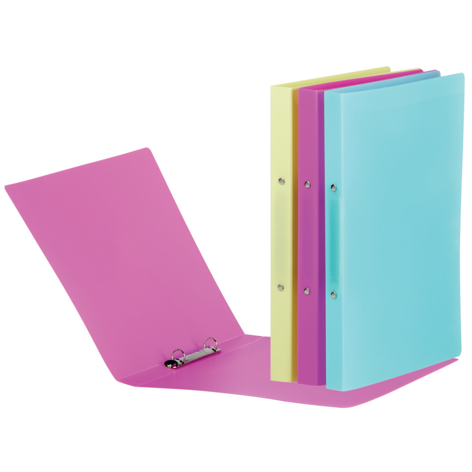 Ringbuch LucyColours - A4, 2-Ring, Ring-Ø 13 mm, hellblau