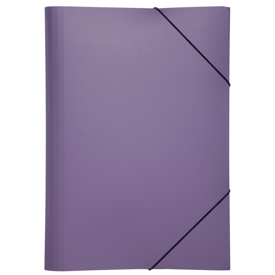 Gummizugmappe Lucy Colours - A4, PP, lila transluzent