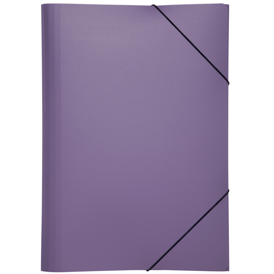 Gummizugmappe Lucy Colours - A3, PP, lila transluzent
