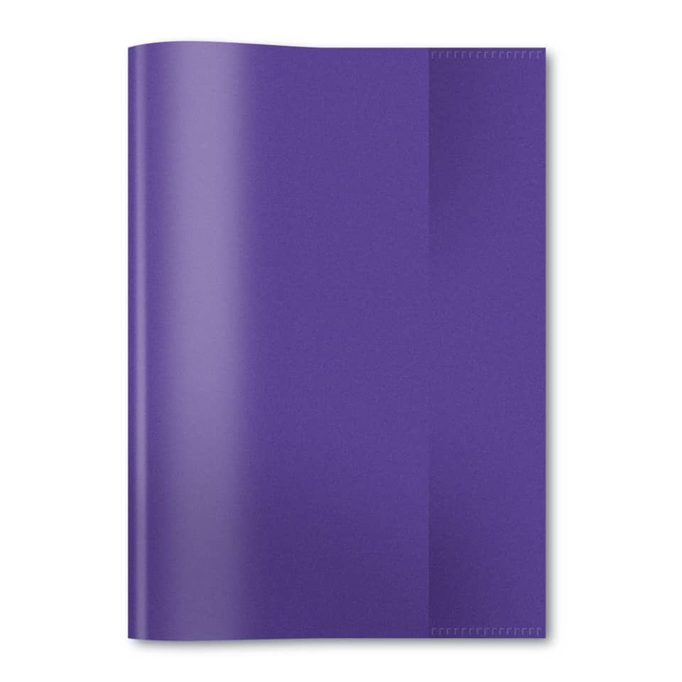 7486 Heftschoner PP - A5, transparent/violett