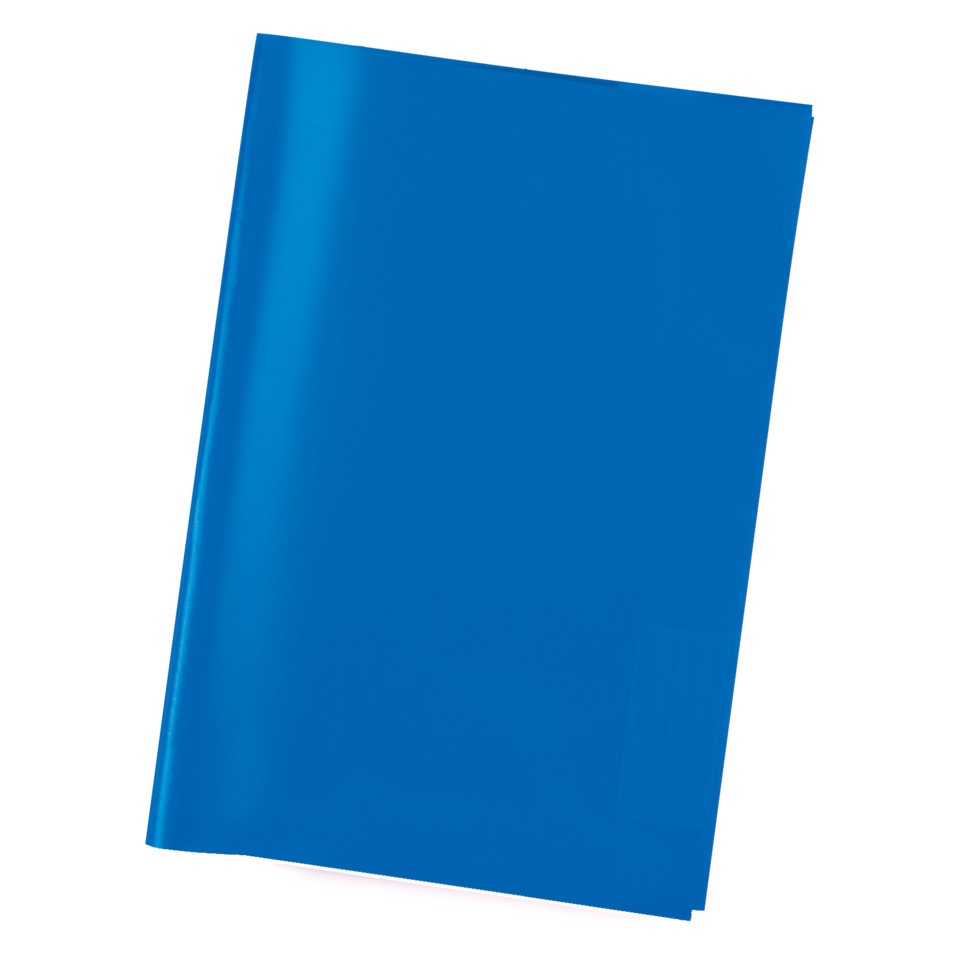 7493 Heftschoner PP - A4, transparent/blau