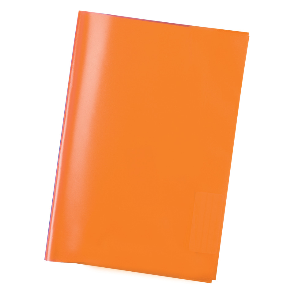 7494 Heftschoner PP - A4, transparent/orange
