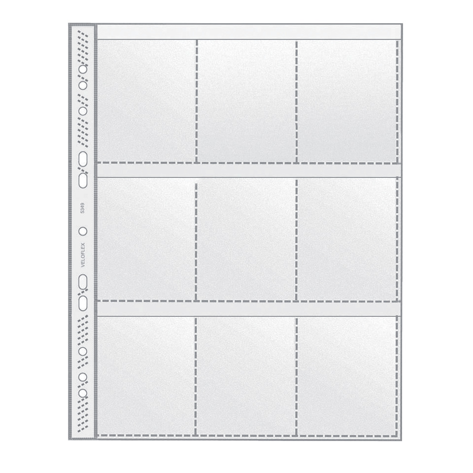 Sammelhülle - A4, 9-tlg., glasklar, 12 mym