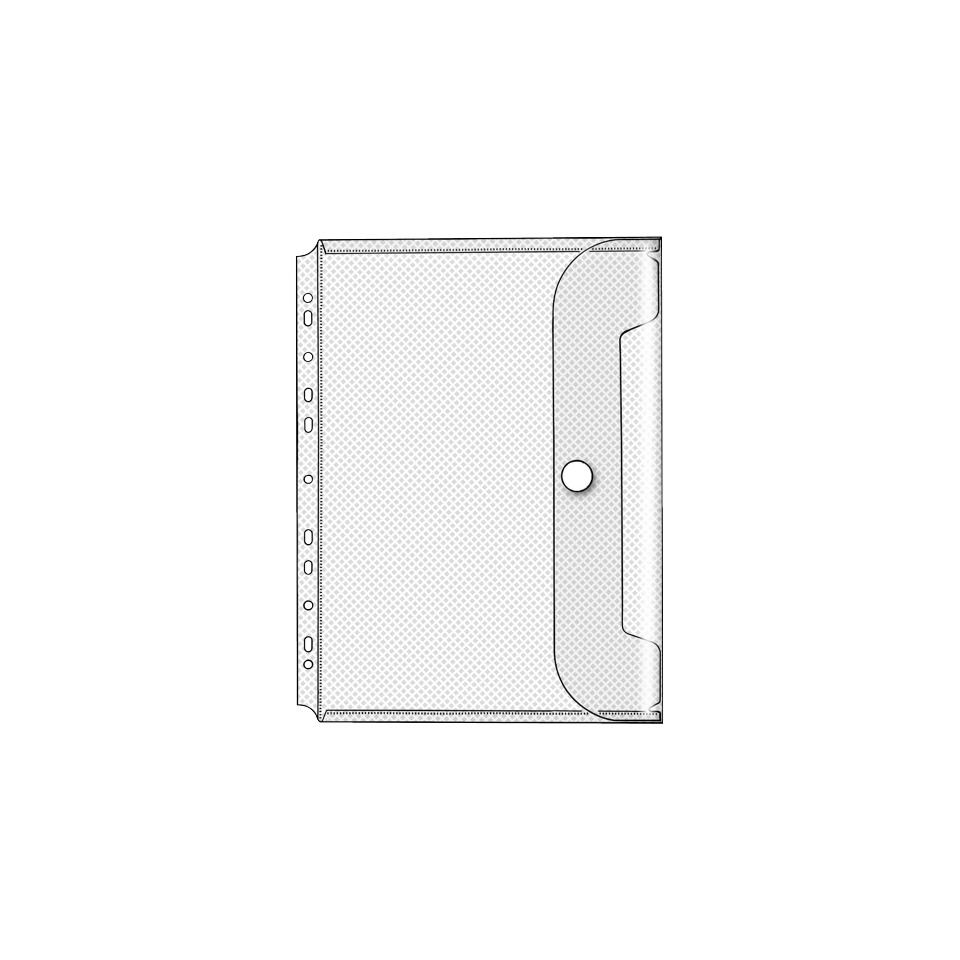Dokumentenhüllen Serie Crystal - transparent, für A4, Packung mit 10 Stück
