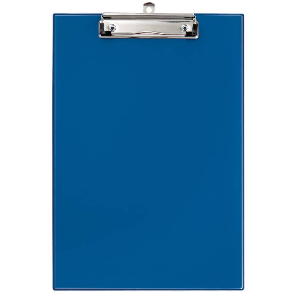 Klemmbrett - A4, PVC, blau