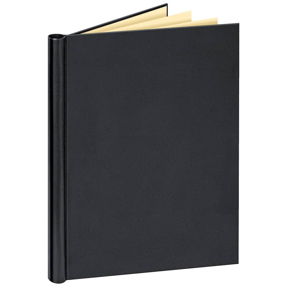 Klemmbinder - A4, 150 Blatt, Karton, schwarz