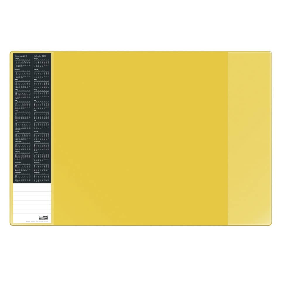 Schreibunterlage VELOCOLOR® - PVC, 60 x 40 cm, gelb
