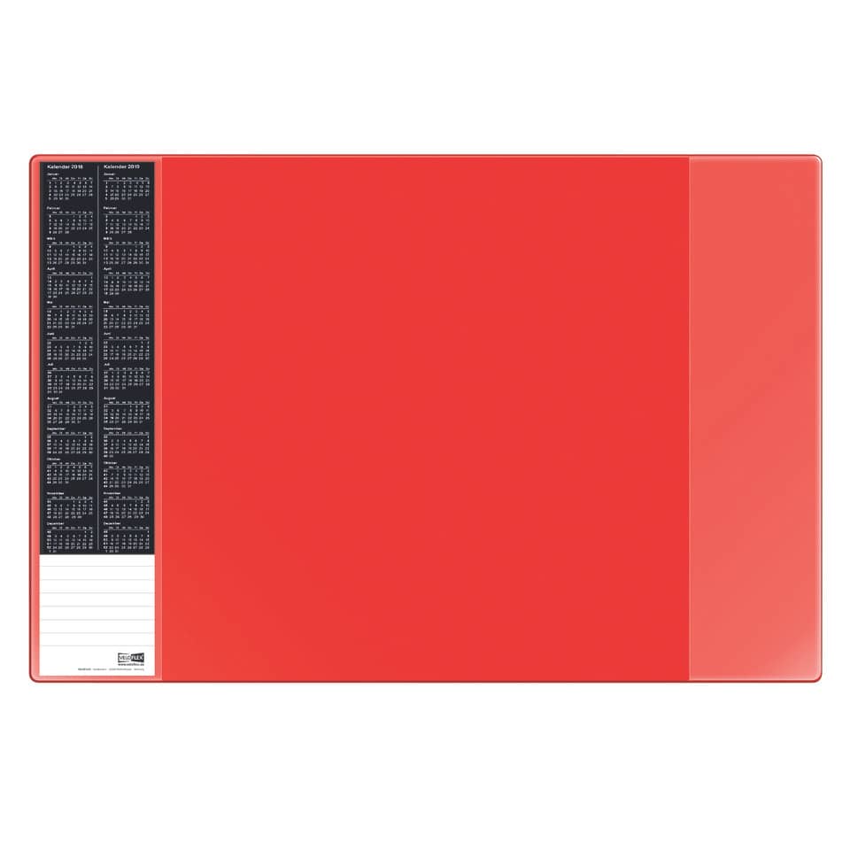 Schreibunterlage VELOCOLOR® - PVC, 60 x 40 cm, rot