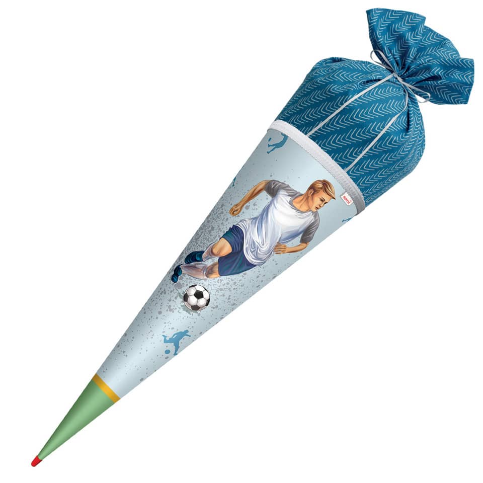 Schultüte Traumtor - rund, 70 cm