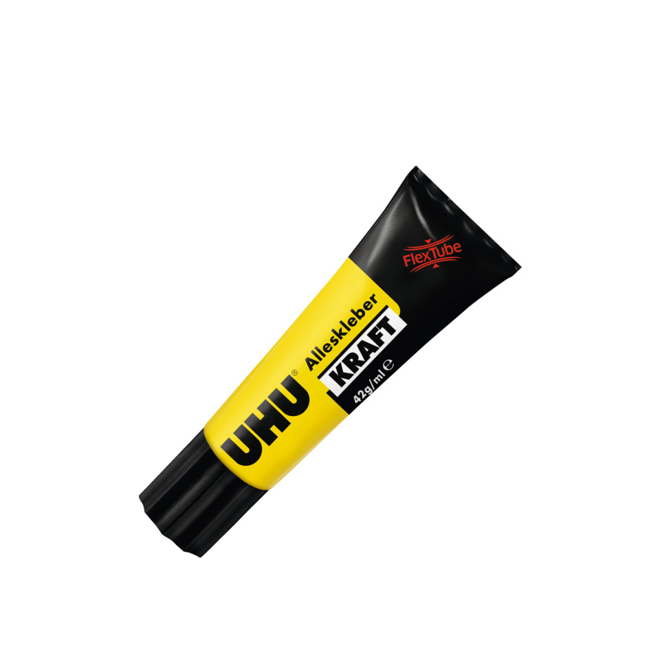 ALLESKLEBER Kraft FLEX+CLEAN - transparent, Kunststofftube 42 g