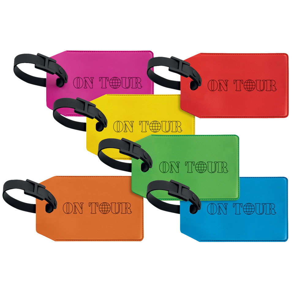 Kofferanhänger VELOCOLOR® - 110 x 70 mm, sortiert