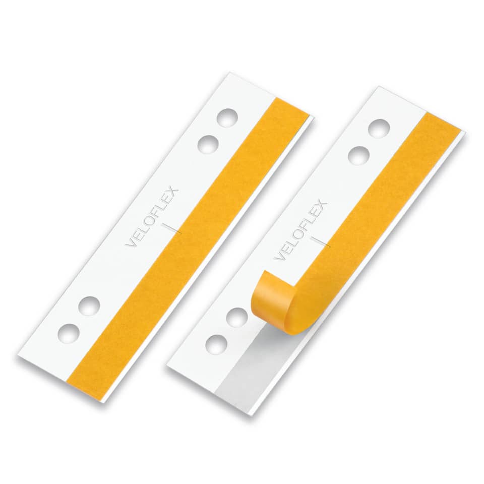 Heftstreifen HEFTFIX® - selbstklebend, PVC, 105 mm, weiß, 50 Stück
