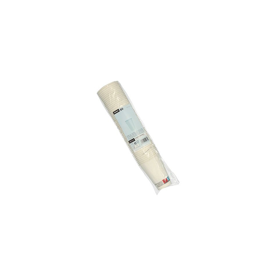 Trinkbecher, 0,18L, 50 Stück, weiß