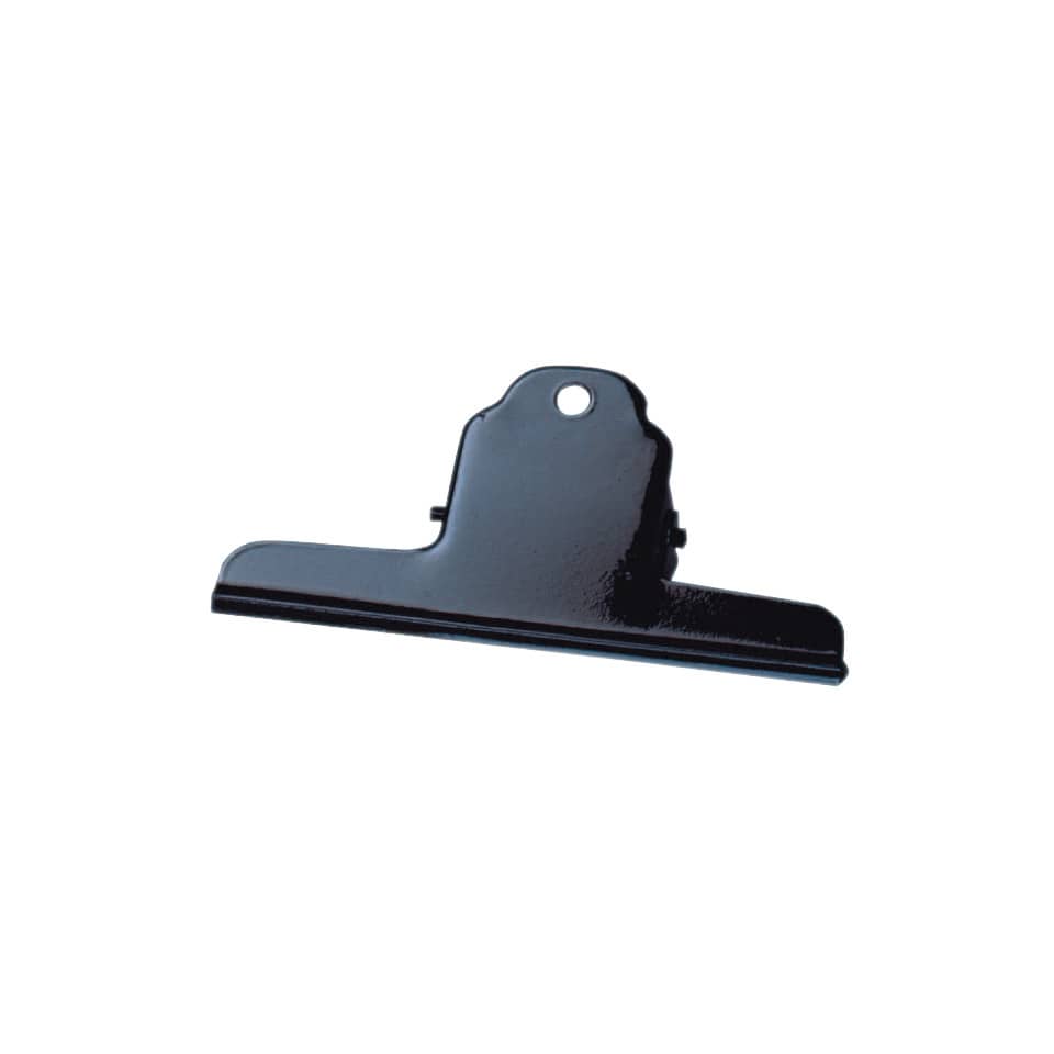 Briefklemmern - Metall lackiert, 150 mm, Klemmvolumen 45 mm, schwarz, 10 Stück