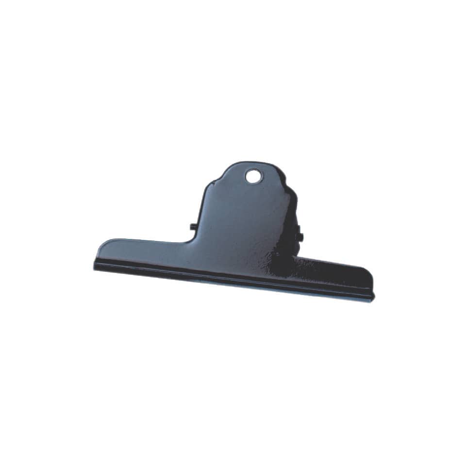 Briefklemmern - Metall lackiert, 125 mm, Klemmvolumen 40 mm, schwarz, 10 Stück