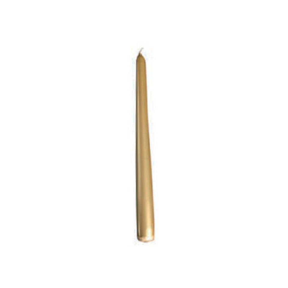 Spitzkerzen - Ø25 mm, Höhe 250 mm, gold