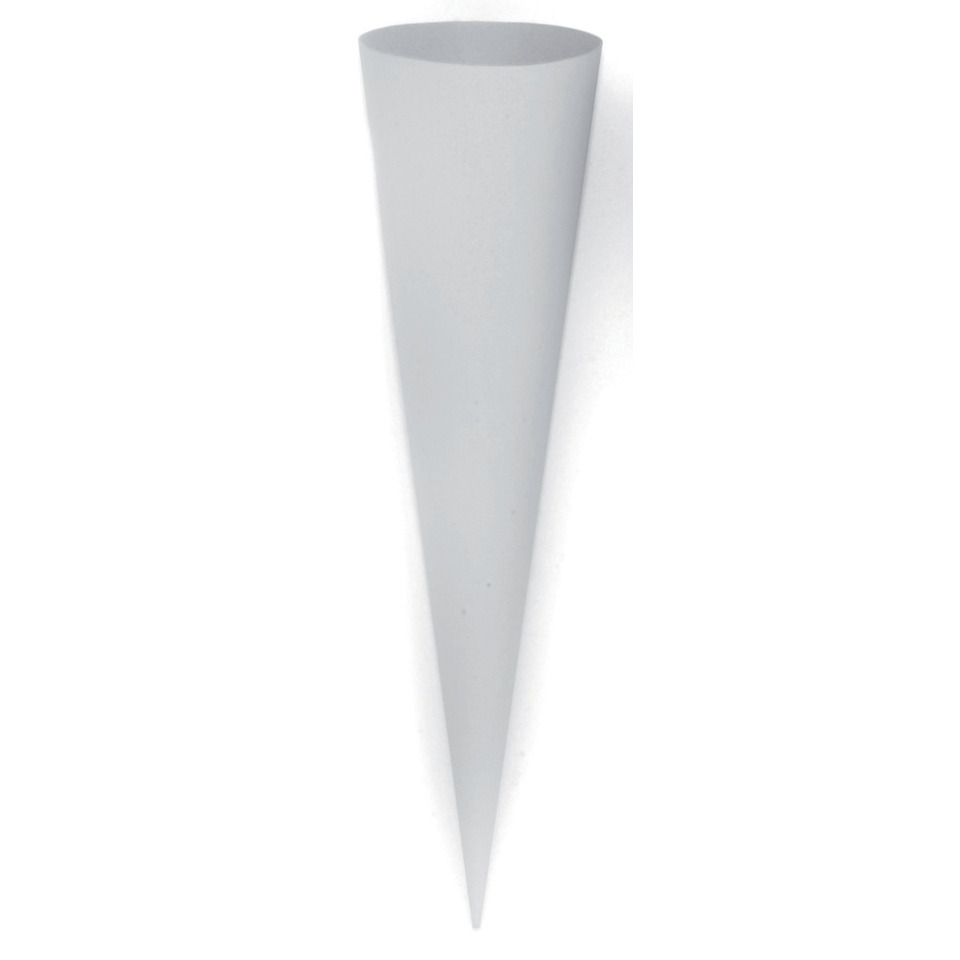 Schultüten Rohling grau 70 cm