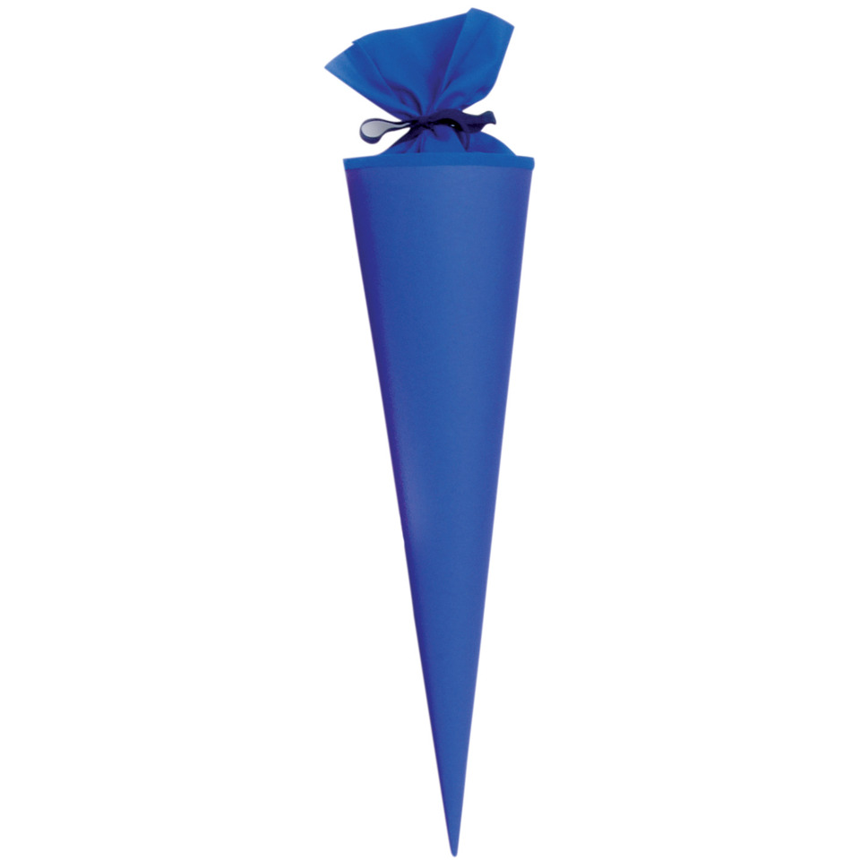 Bastelschultüte Buntkarton blau 70 cm