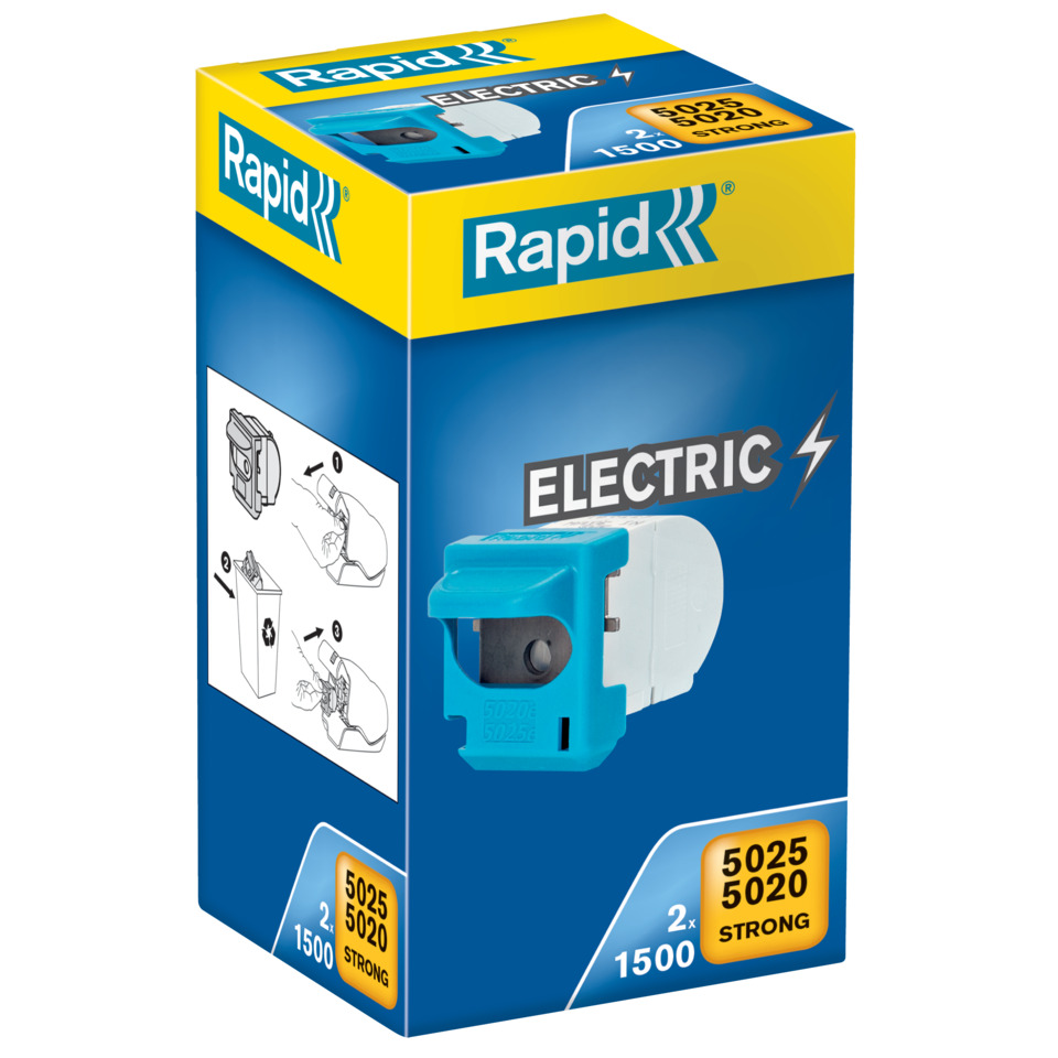 Heftklammern 5020 - Kassette für elektrisches Heftgerät 5020e, 2x1500 Stück