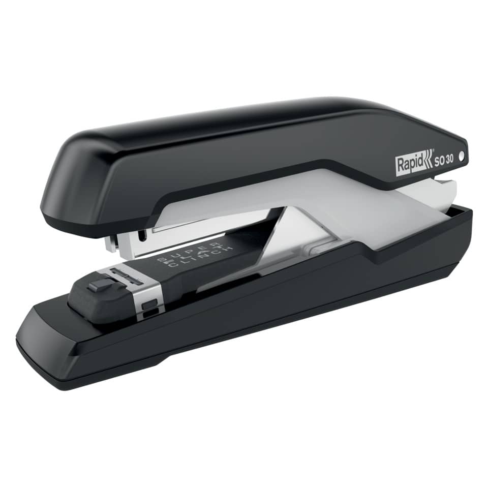 Heftgerät Supreme SO30 - Metall, 30 Blatt, schwarz/grau