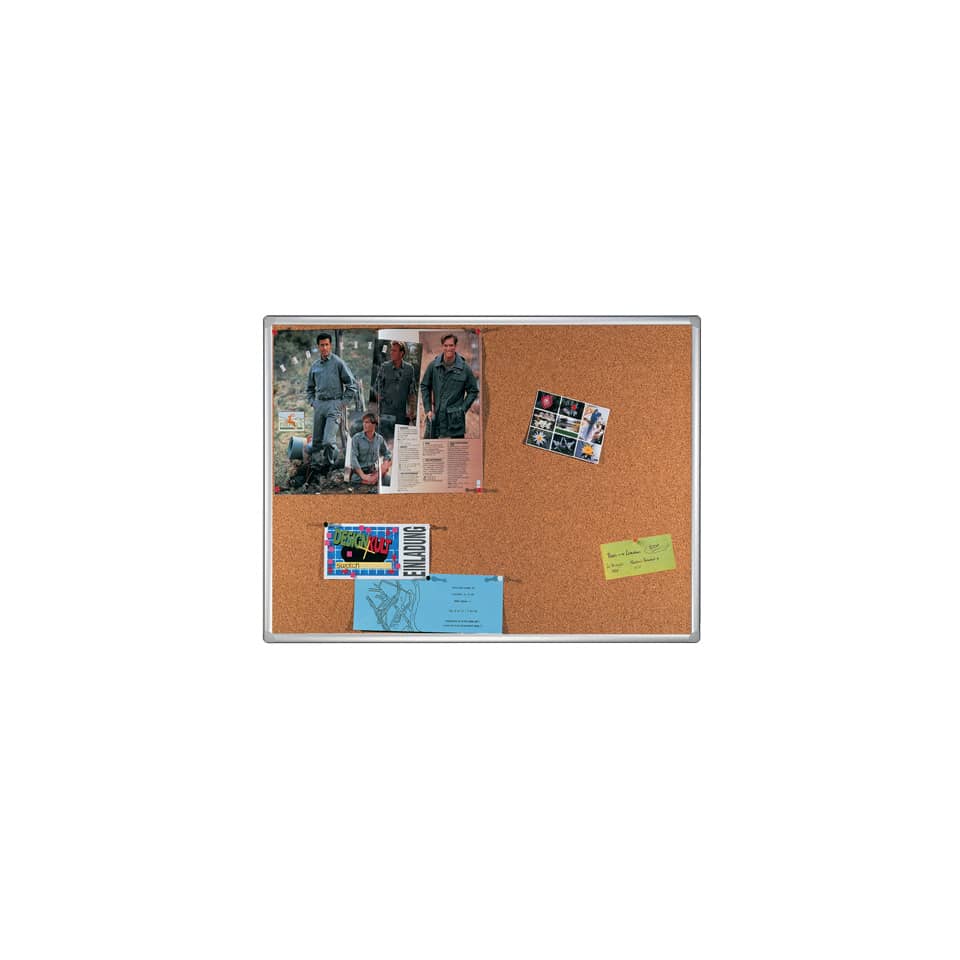 Korktafel PRO - 90 x 60 cm, braun