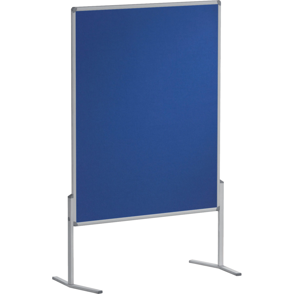 Moderationstafel PRO - 120 x 150 cm, blau/Filz