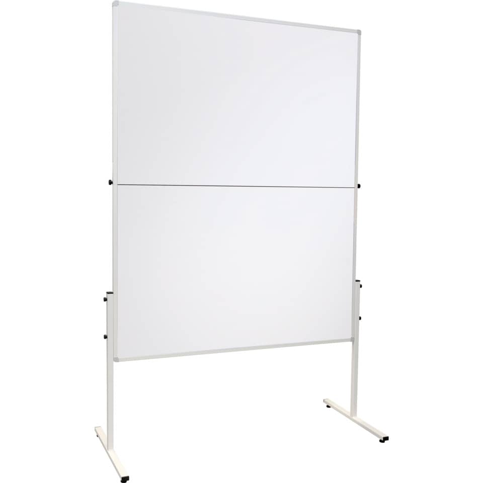 Moderationstafel U-Act!Line®, klappbar, Karton/Karton, Aluminium, 1200x1500mm, weiß