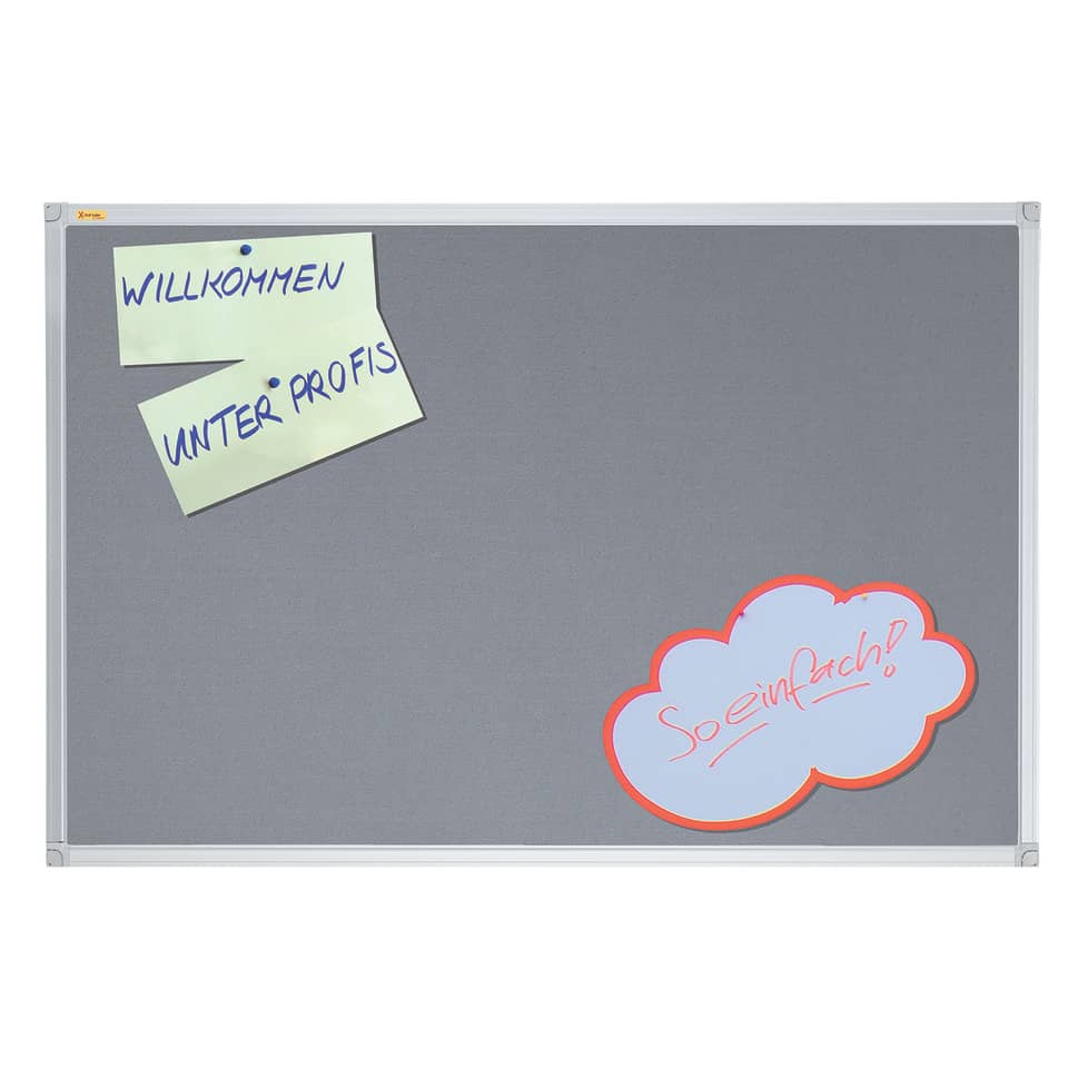 X-tra!Line® Filztafel - 180 x 120 cm, grau