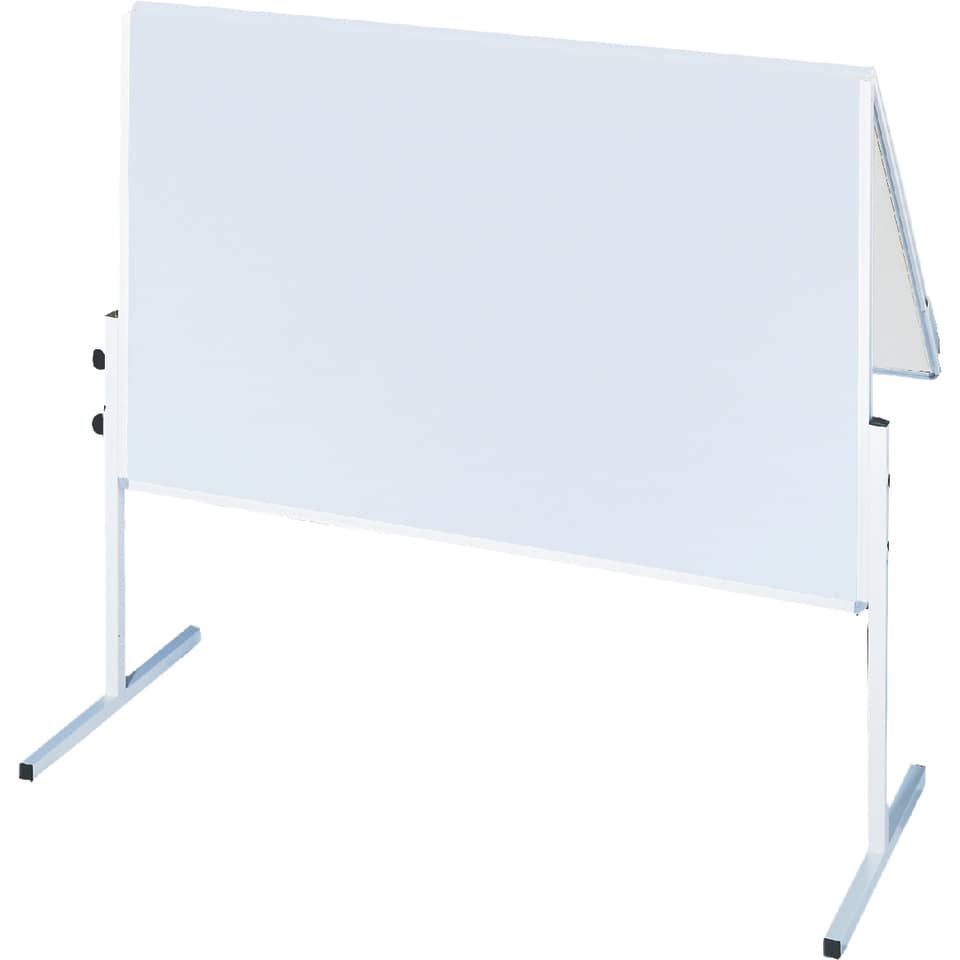 X-tra!Line® Moderationstafel - 120 x 150 cm, Schreibtafeloberfläche, weiß, klappbar