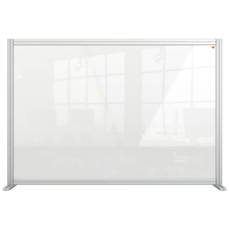 Schreibtisch-Trennwand Premium Plus - 140 x 100 cm, Acrylglas, klar