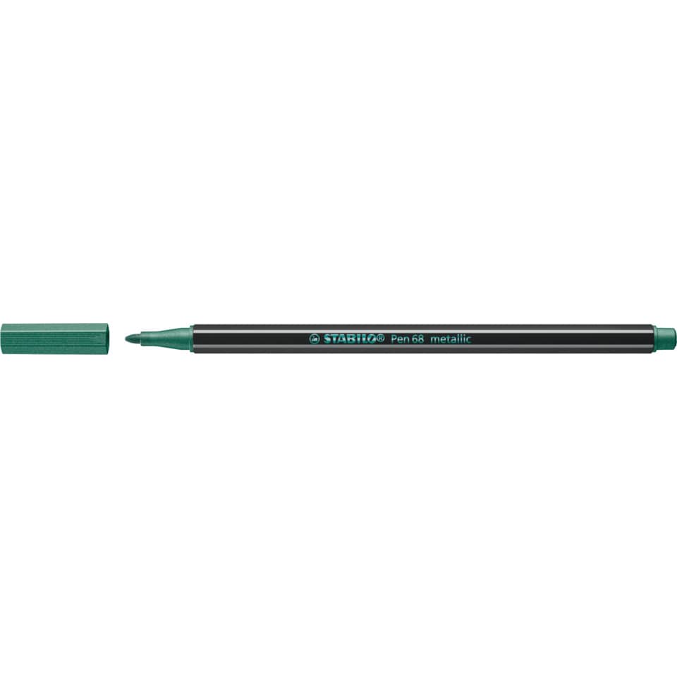 Premium Metallic-Filzstift - Pen 68 metallic - Einzelstift - metallic grün