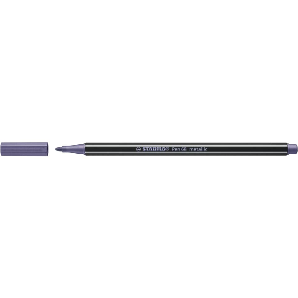 Premium Metallic-Filzstift - Pen 68 metallic - Einzelstift - metallic violett