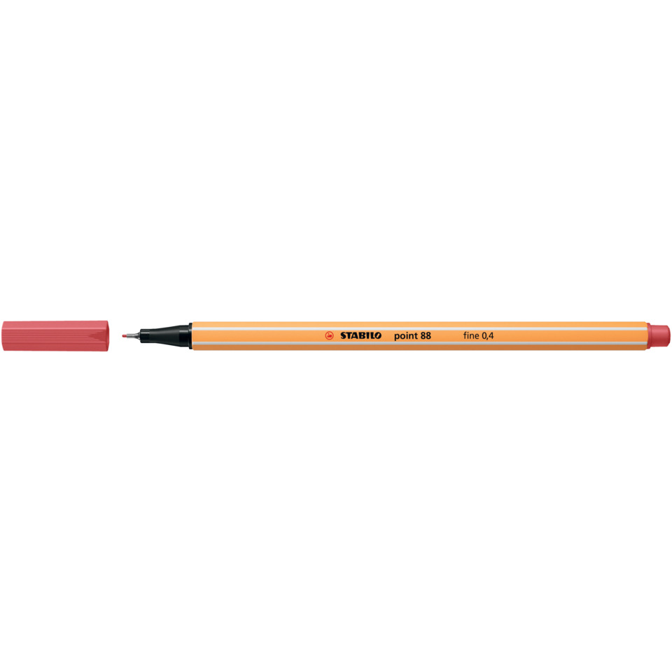Fineliner - point 88 - rostrot