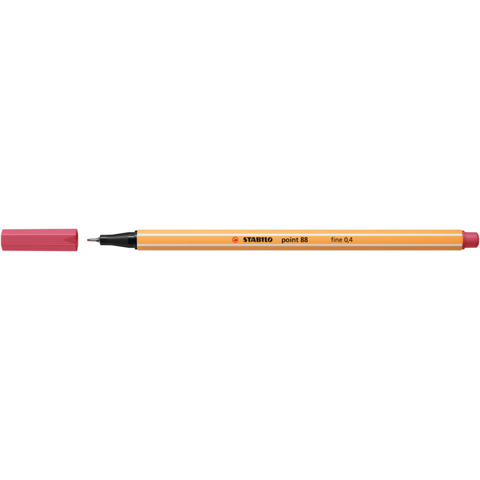Fineliner - point 88 - erdbeerrot