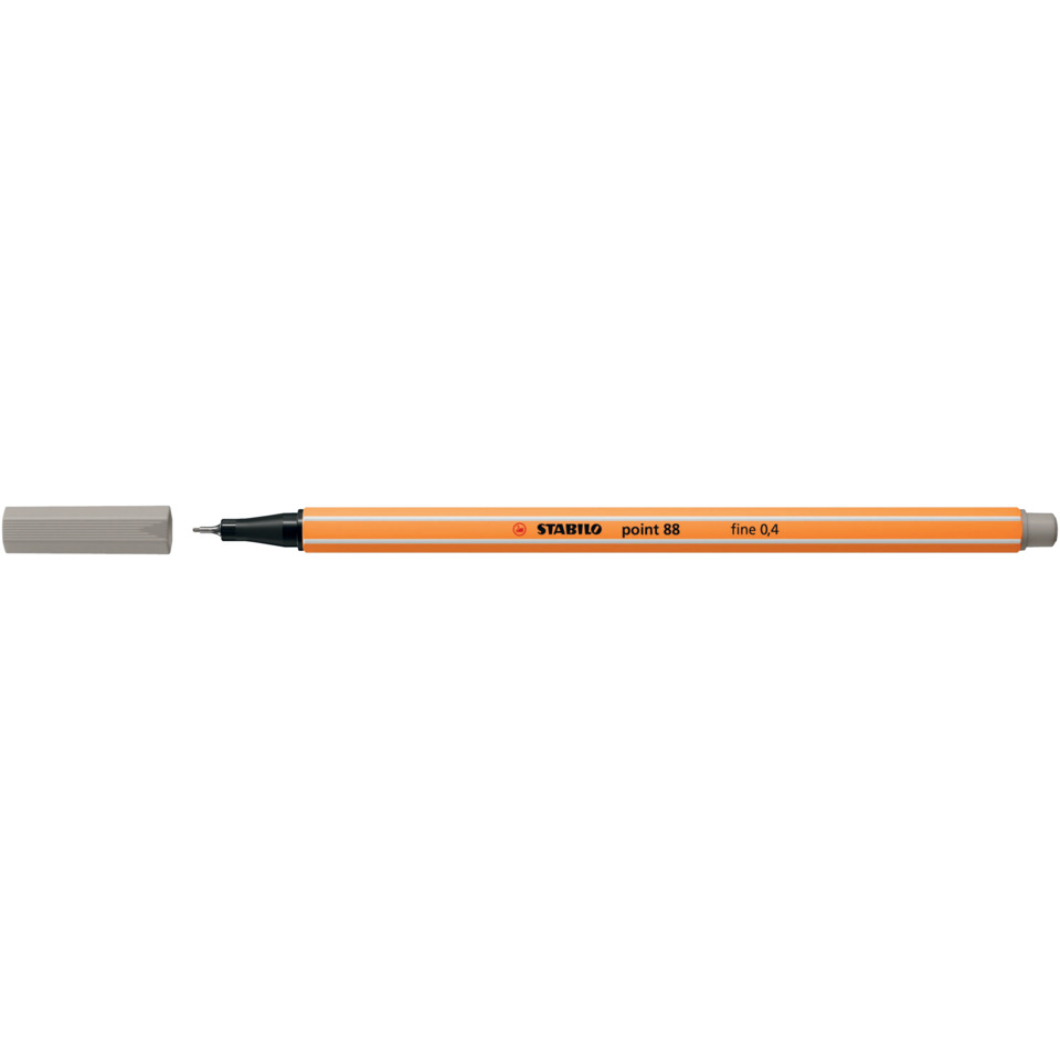 Fineliner - point 88 - warmgrau