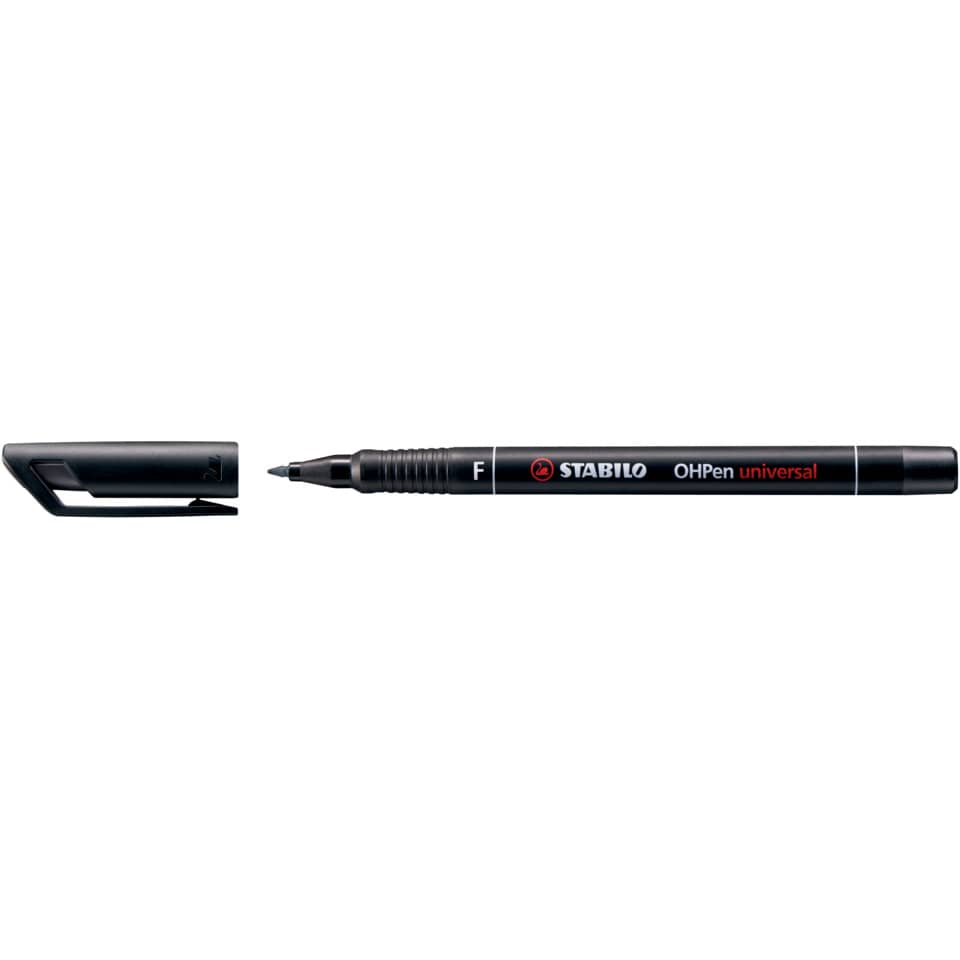 Folienstift - OHPen universal - permanent fein - Einzelstift - schwarz