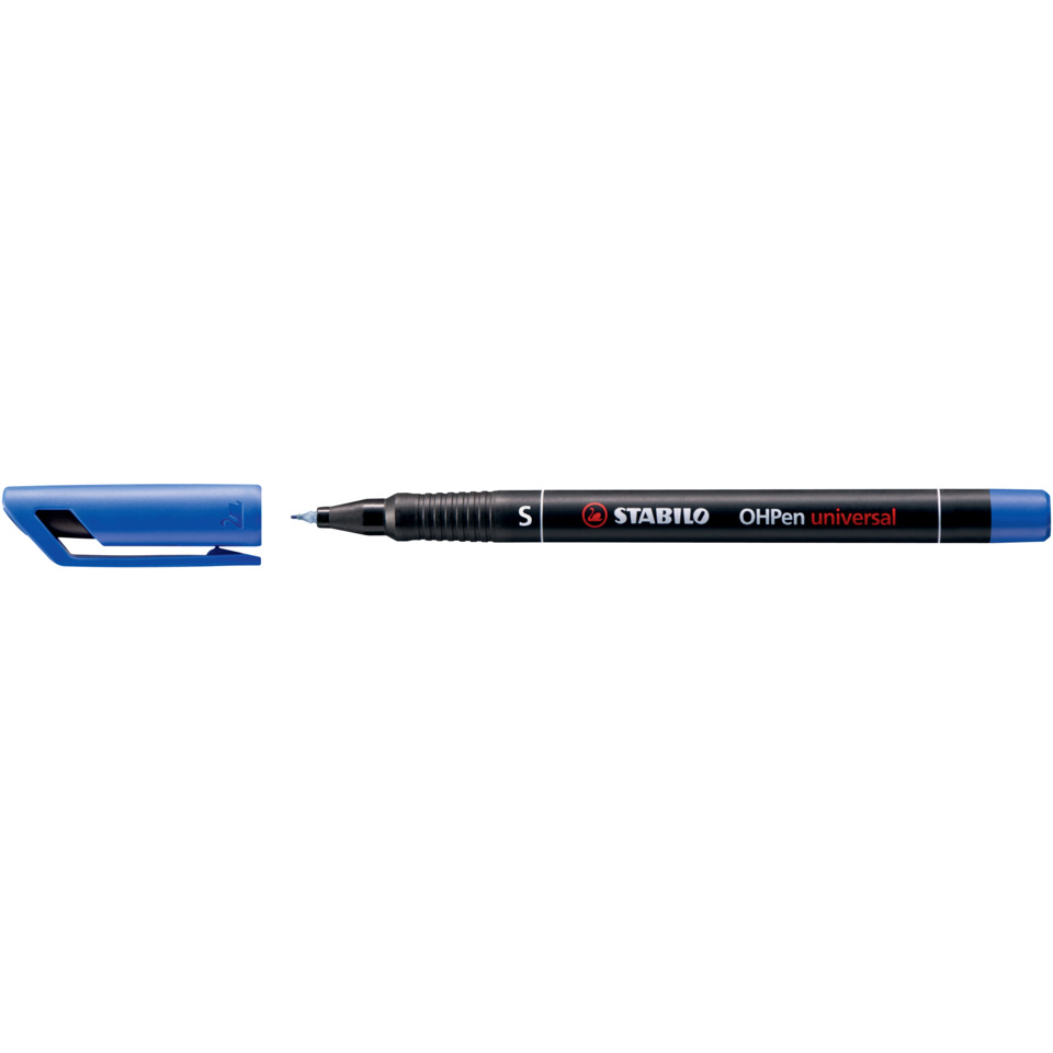 Folienstift - OHPen universal - permanent superfein - Einzelstift - blau