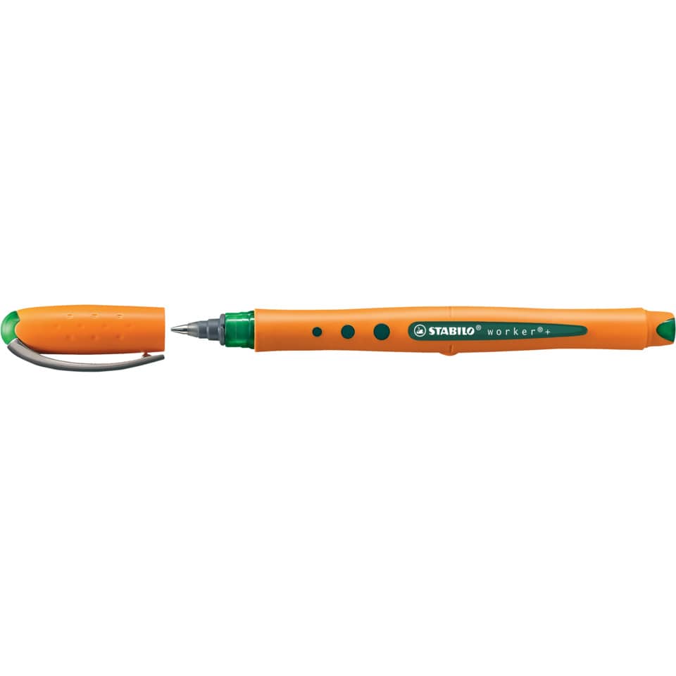 Tintenroller - worker+ - medium - Einzelstift - grün