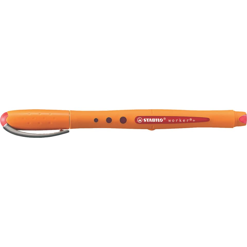 Tintenroller - worker+ - medium - Einzelstift - rot