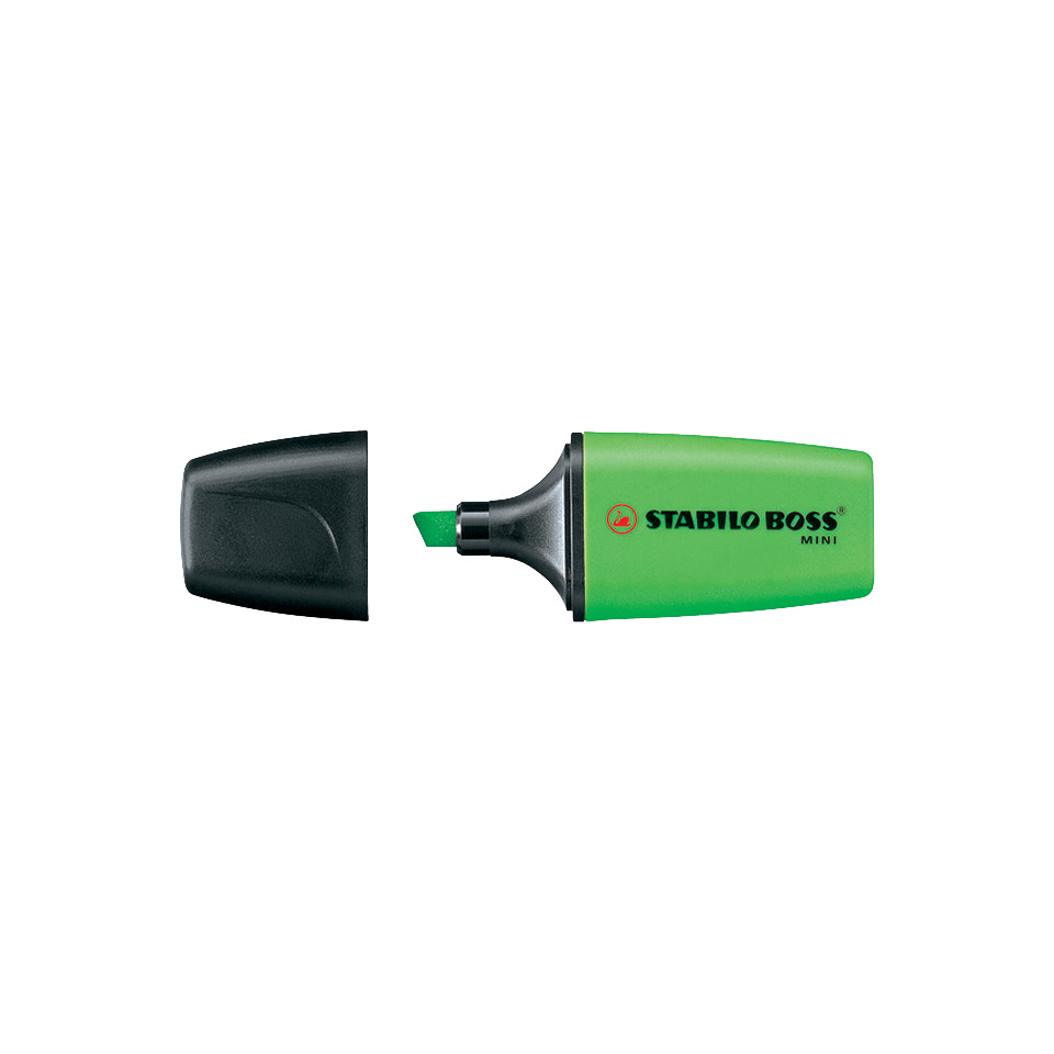 Textmarker - BOSS® MINI - Einzelstift - grün