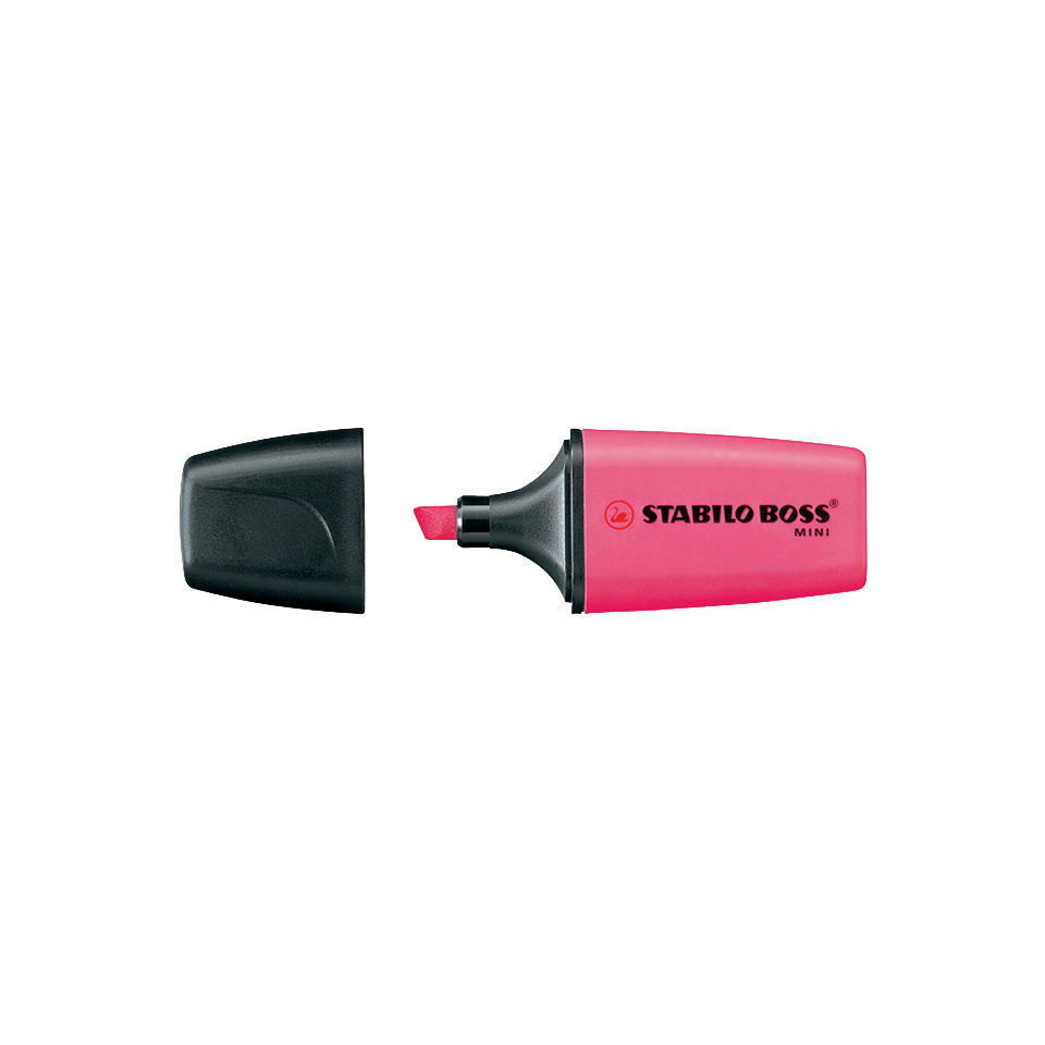 Textmarker - BOSS® MINI - Einzelstift - pink