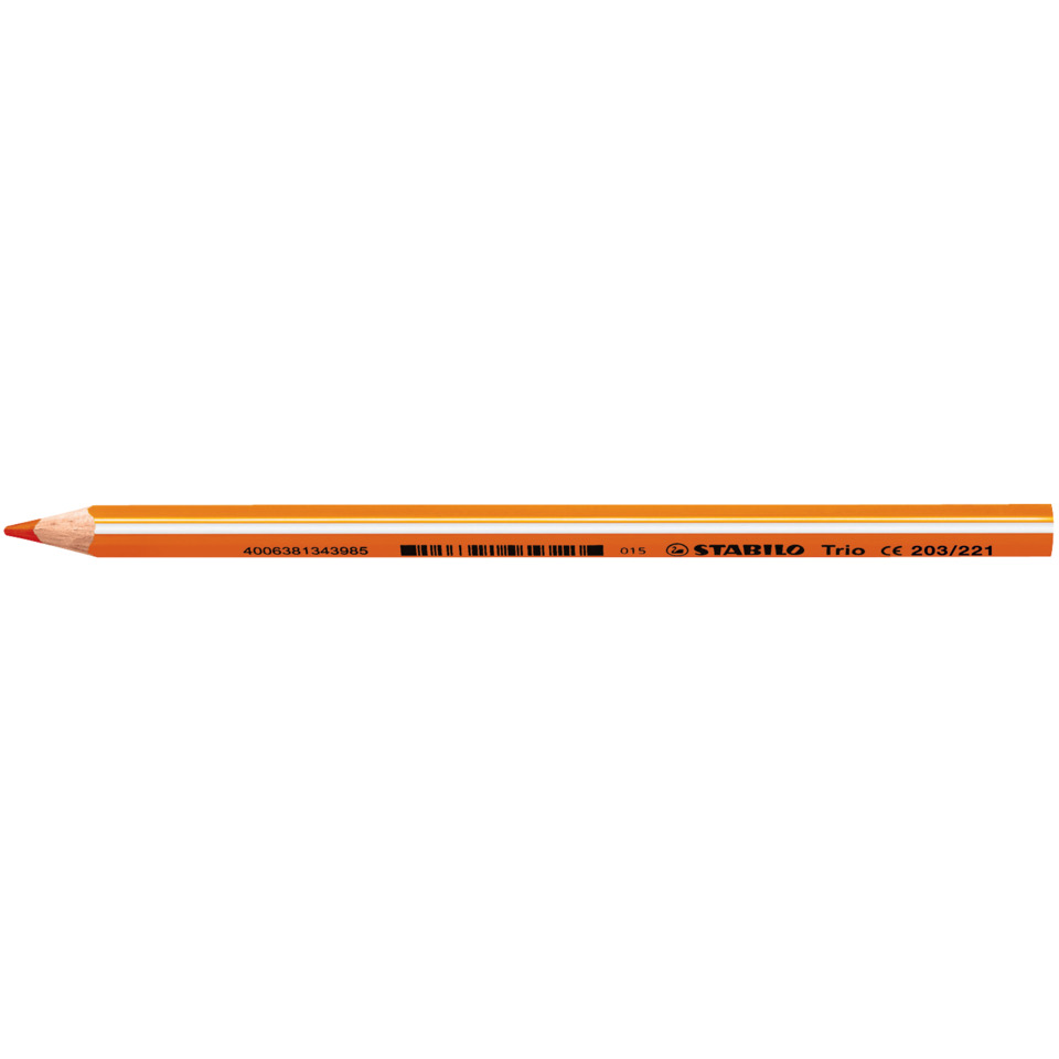 Dreikant-Buntstift - Trio dick - Einzelstift - orange