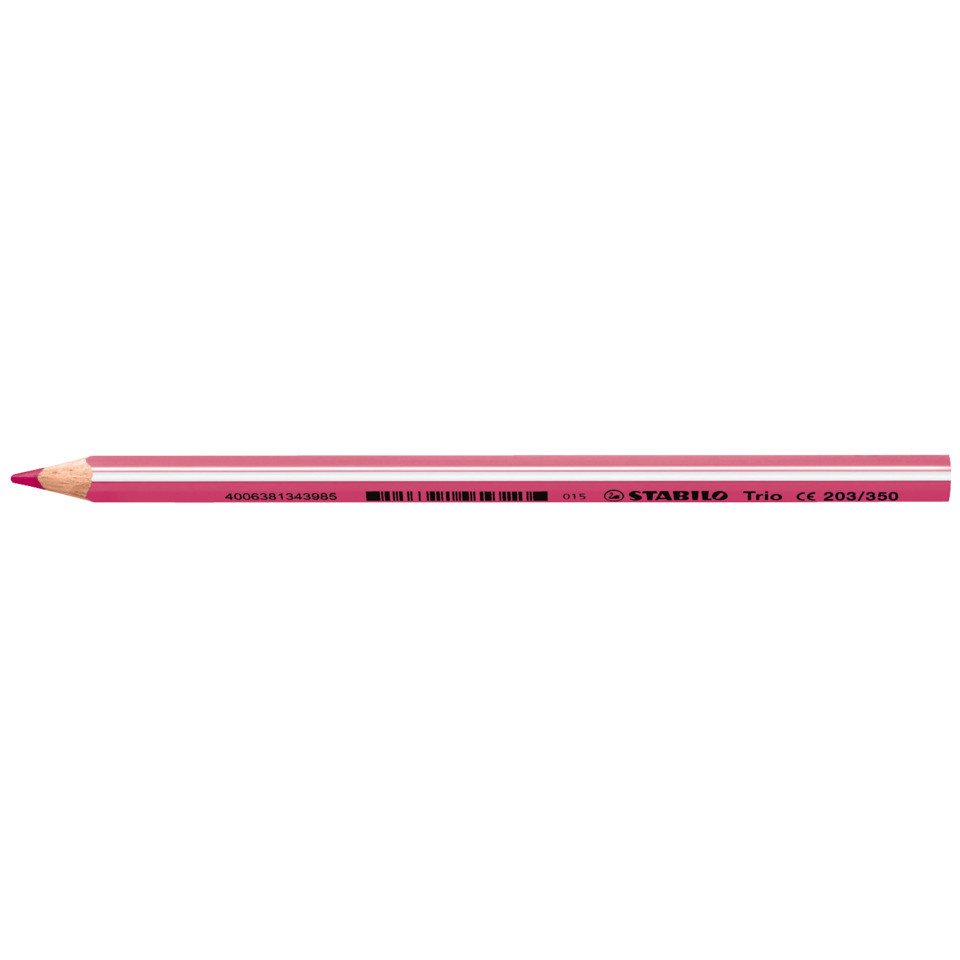 Dreikant-Buntstift - Trio dick - Einzelstift - rosa