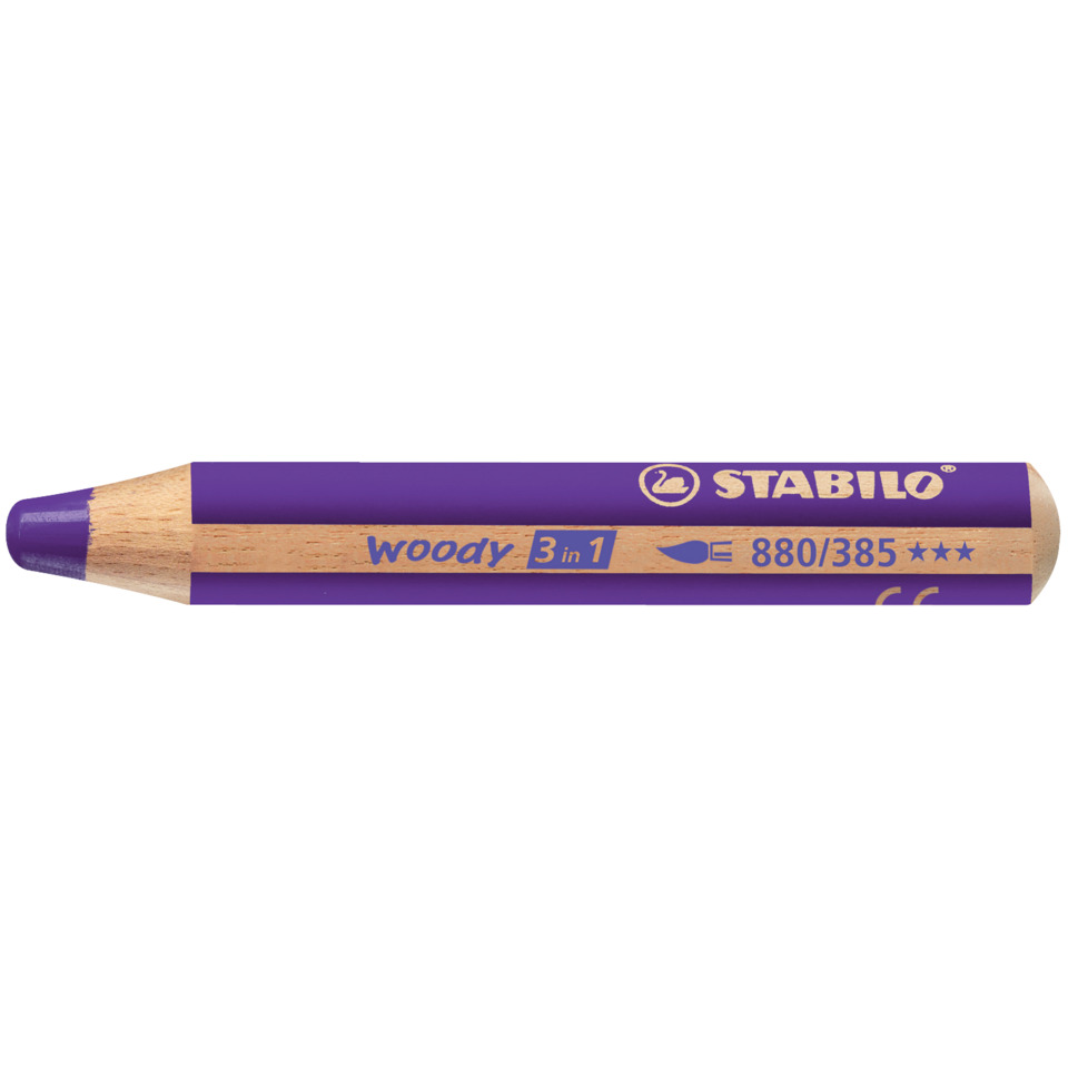 Multitalent-Stift woody 3 in 1 - violett