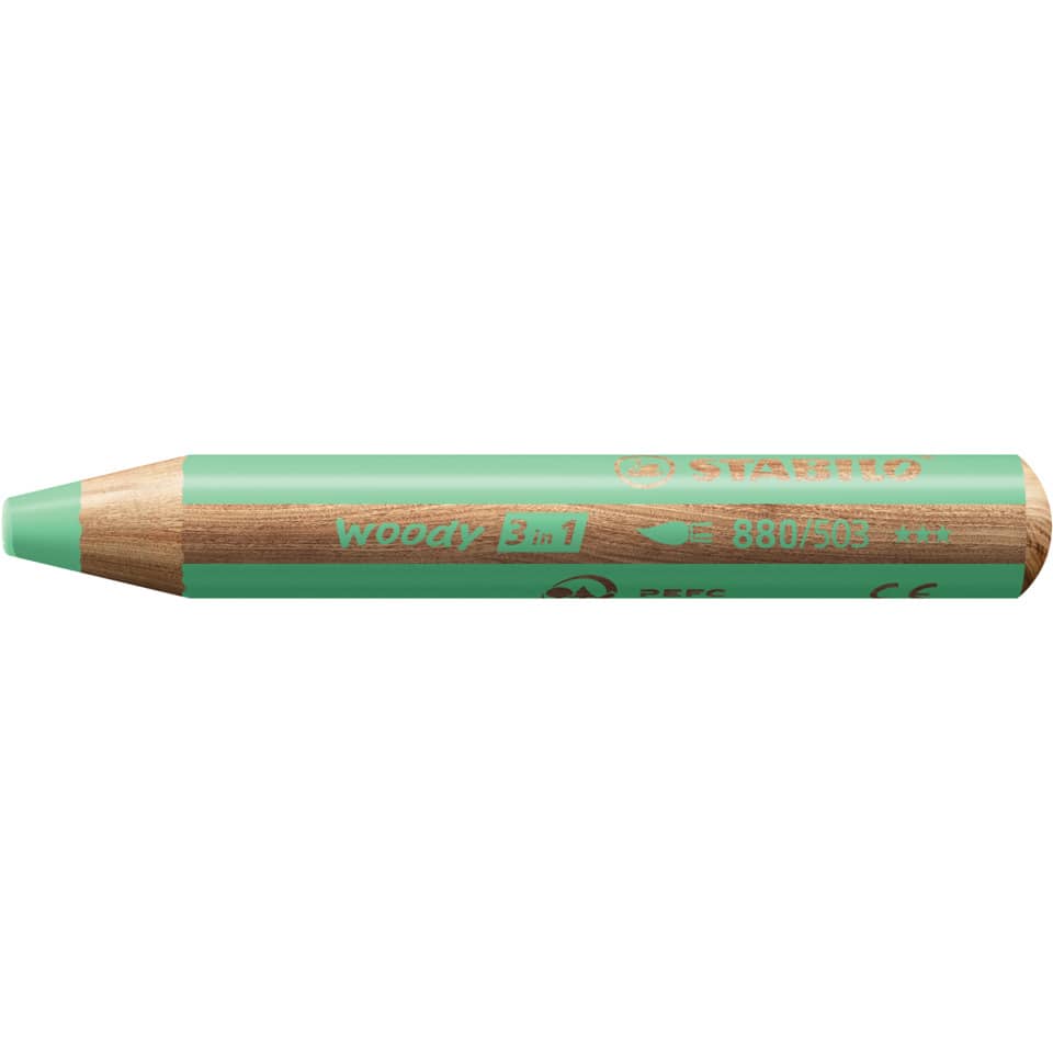 Multitalent-Stift woody 3 in 1 - pastellgrün