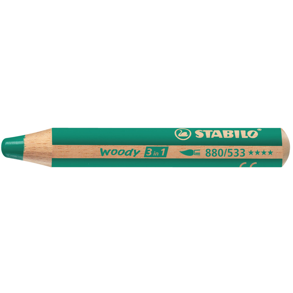 Multitalent-Stift woody 3 in 1 - dunkelgrün