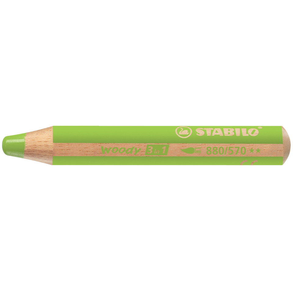 Multitalent-Stift woody 3 in 1 - hellgrün