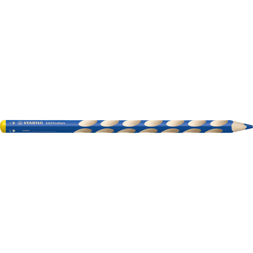 Ergonomischer Buntstift für Linkshänder - EASYcolors - Einzelstift - ultramarinblau